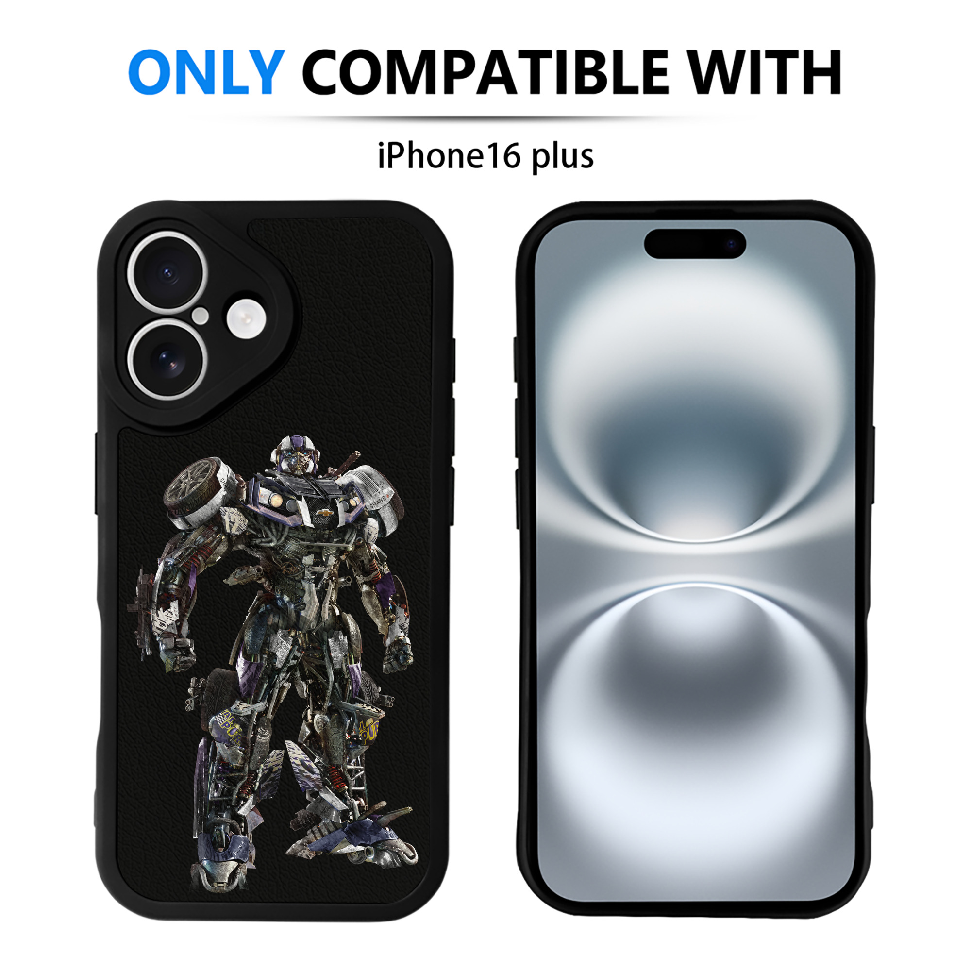 （画像用）  【iPhone 16シリーズ対応】シリコンスマホケース（レザー調） 材質：シリコン